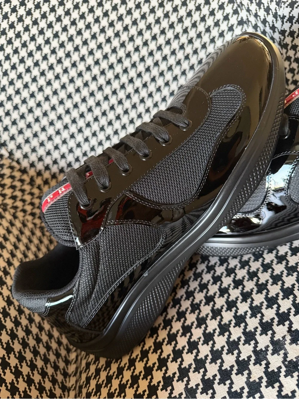 Prada Black Patent - BRAND NEW IN BOX! Never Worn! Mens size 14US